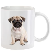 Tasse mit Mops