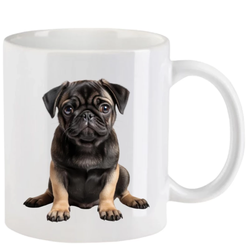 Tasse mit Mops