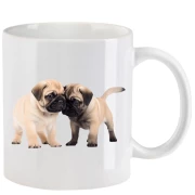 Tasse mit Mops