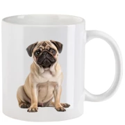 Tasse mit Mops