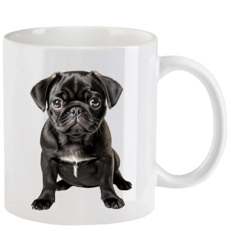 Tasse mit Mops