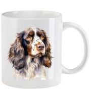 Tasse mit Jagdhund aquarell