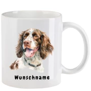 Tasse mit Jagdhund aquarell