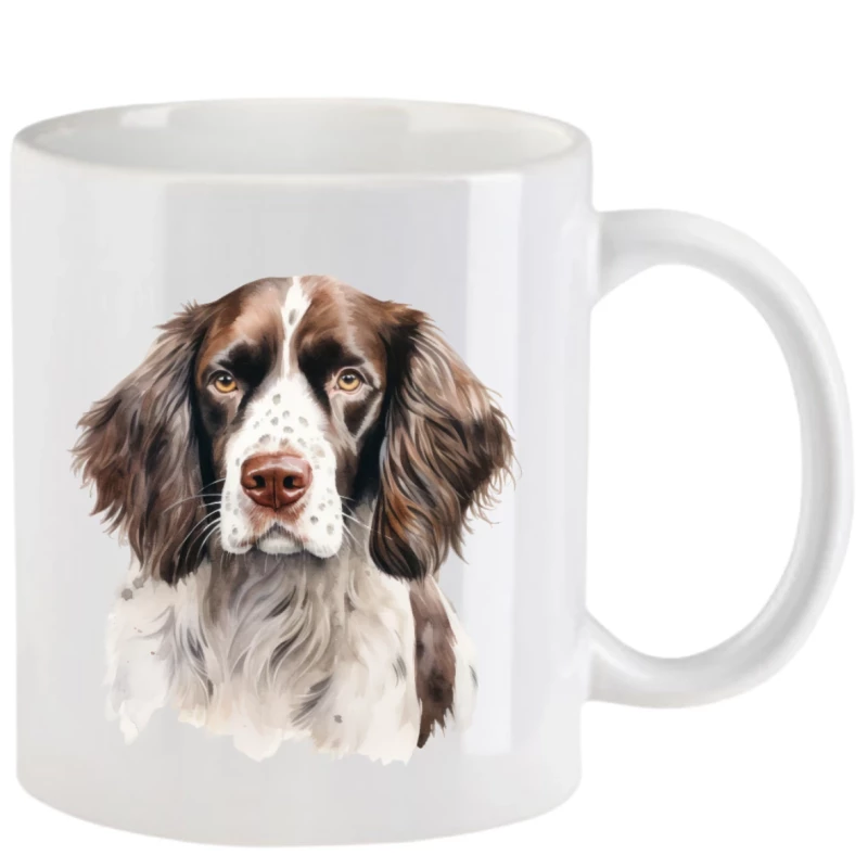 Tasse mit Jagdhund aquarell