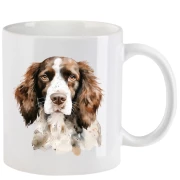 Tasse mit Jagdhund aquarell