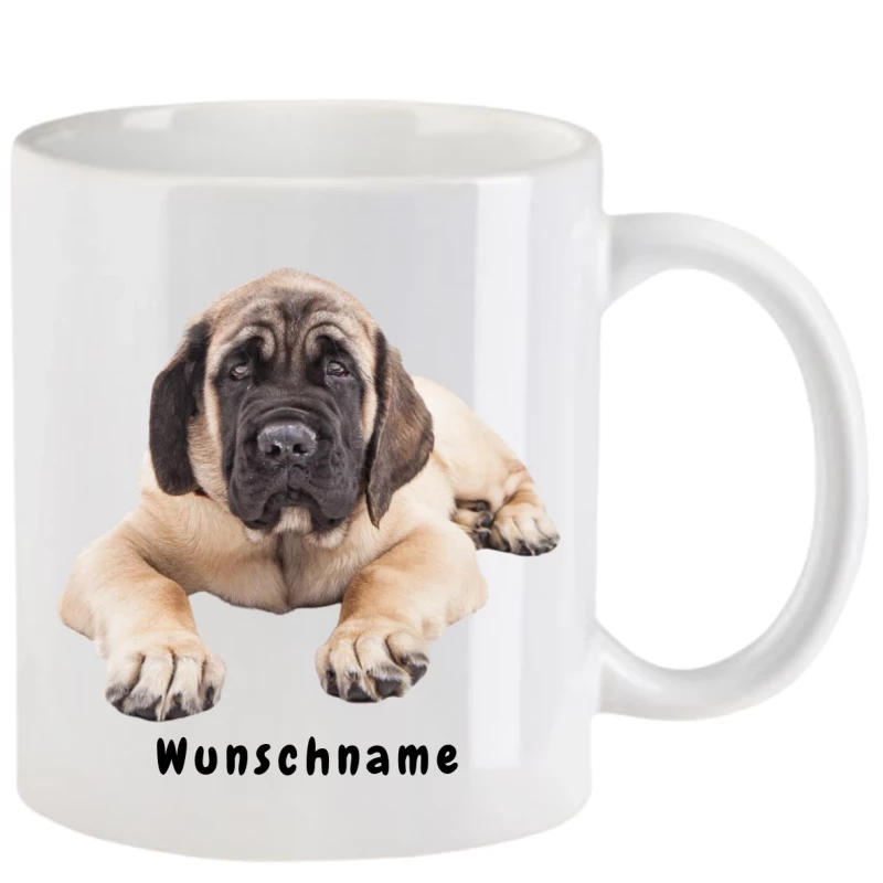 Tasse mit Mastiff