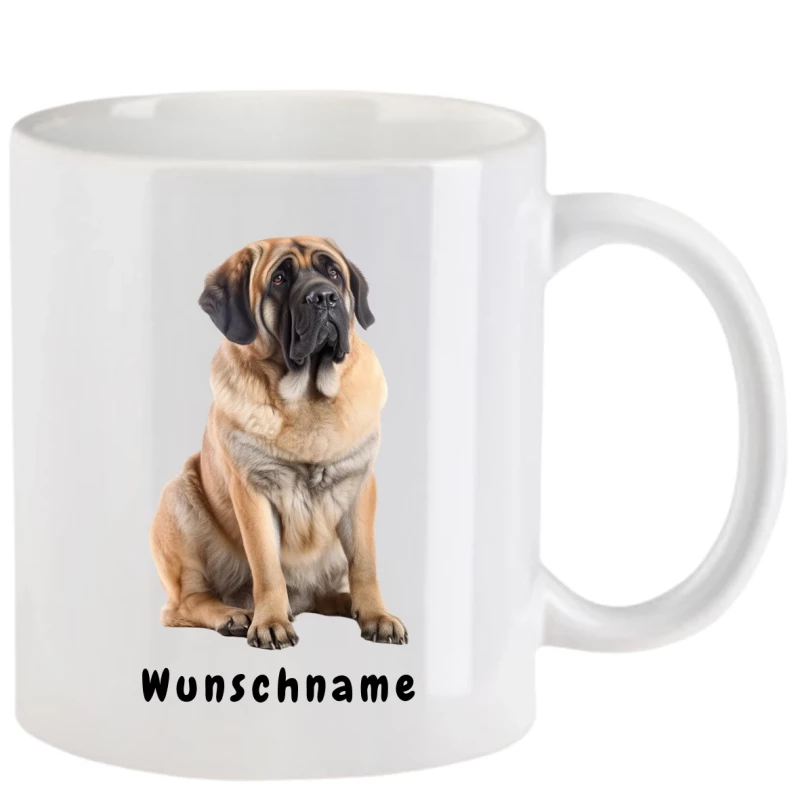 Tasse mit Mastiff