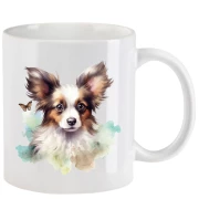 Tasse mit Papillon aquarell