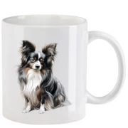 Tasse mit Papillon aquarell