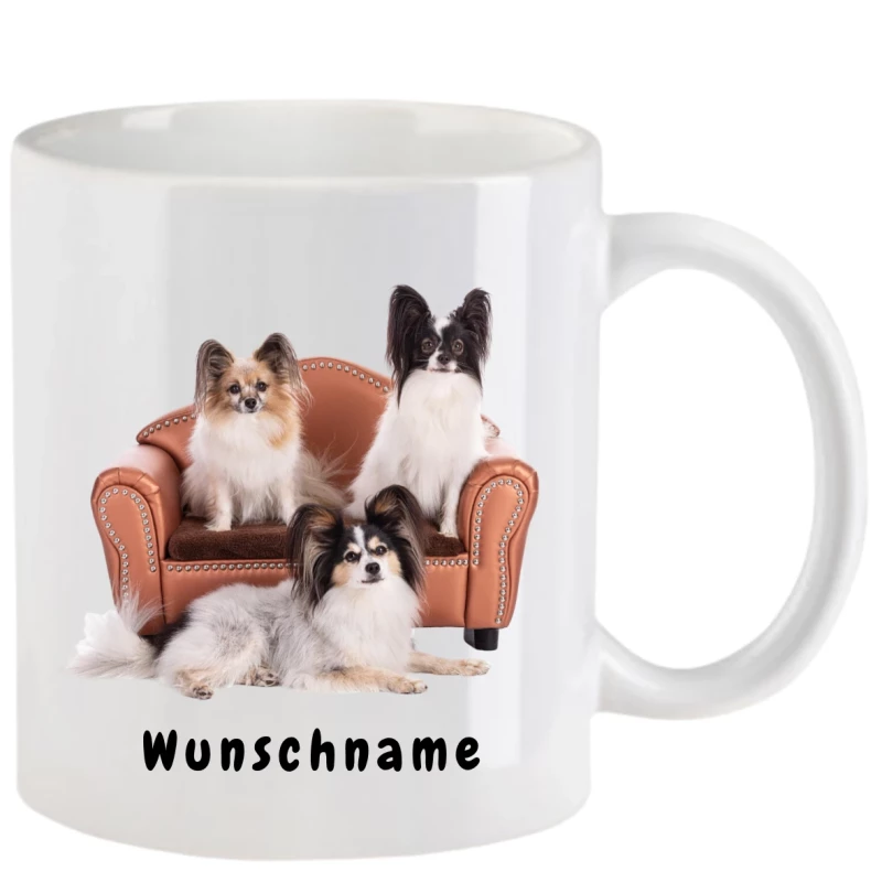 Tasse mit Papillon