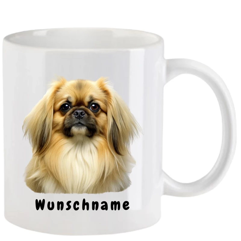 Tasse mit Pekinese