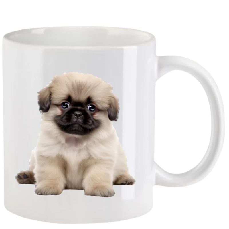 Tasse mit Pekinese