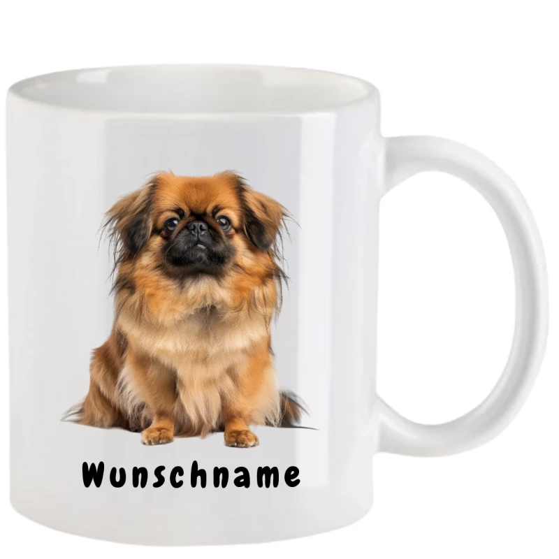 Tasse mit Pekinese