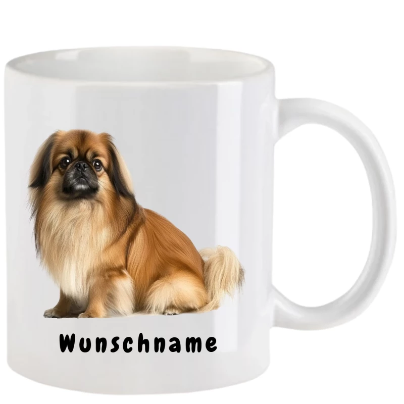 Tasse mit Pekinese