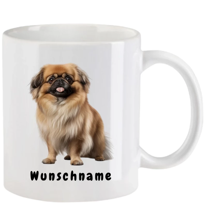 Tasse mit Pekinese