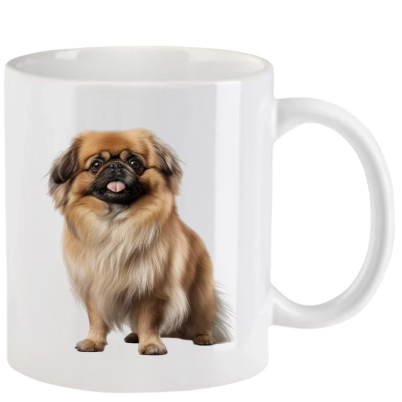 Tasse mit Pekinese