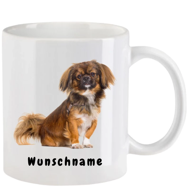 Tasse mit Pekinese