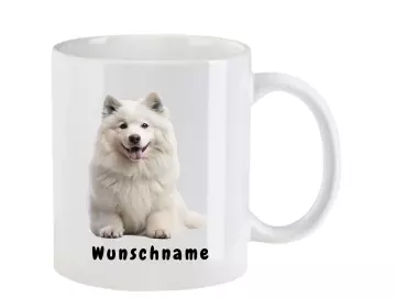 Tasse mit Samojede