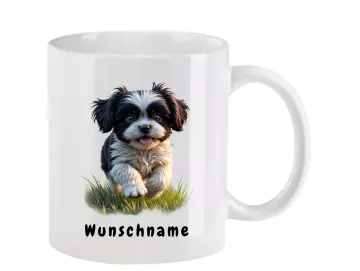 Tasse mit Shih Tzu aquarell Teil 1